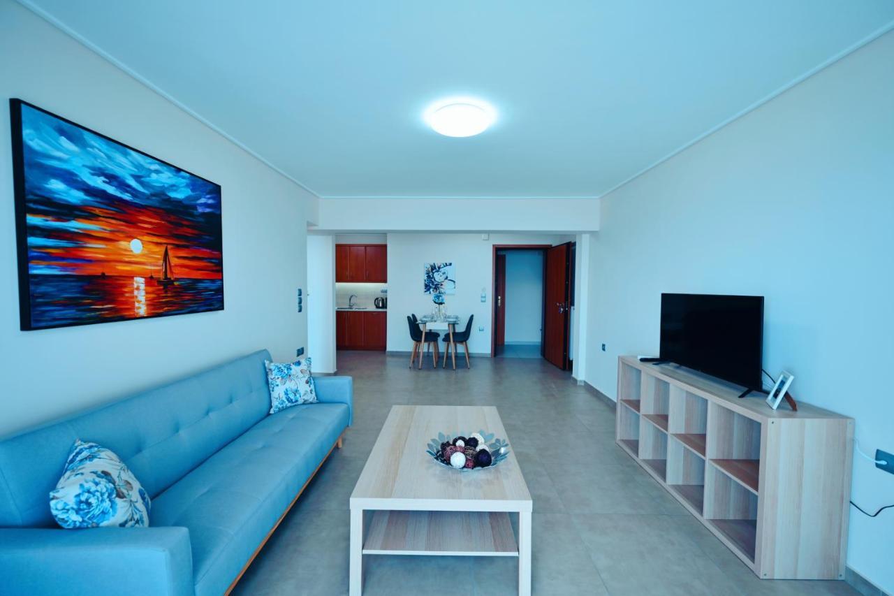 New Times Seafront Hotel Apartments Melissi Melíszi Kültér fotó