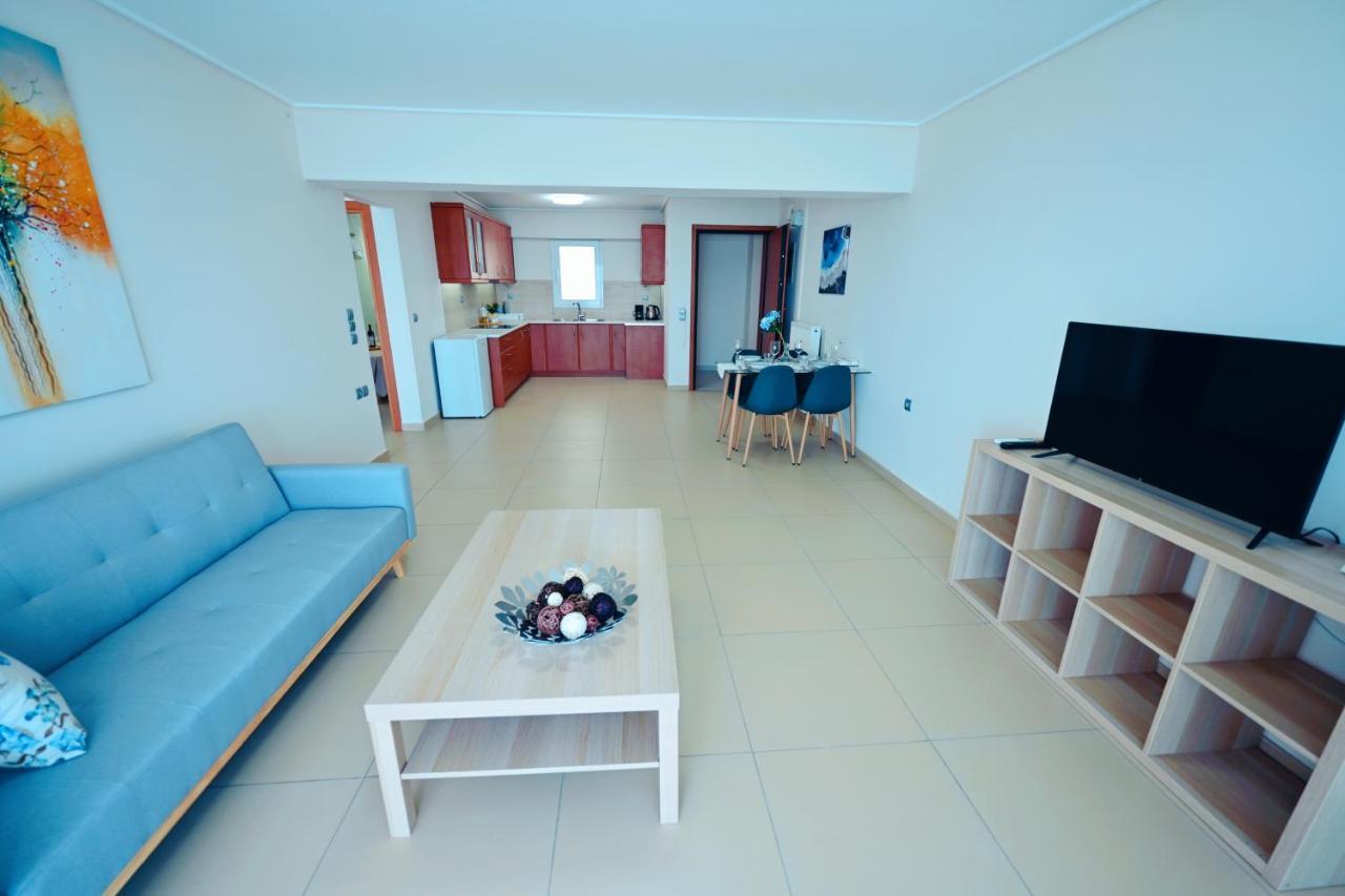 New Times Seafront Hotel Apartments Melissi Melíszi Kültér fotó